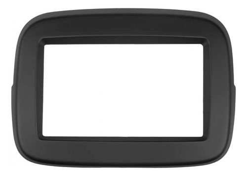 Moldura Painel 2 Din Fiat Mobi 2016 A 2020 Preto Fosco