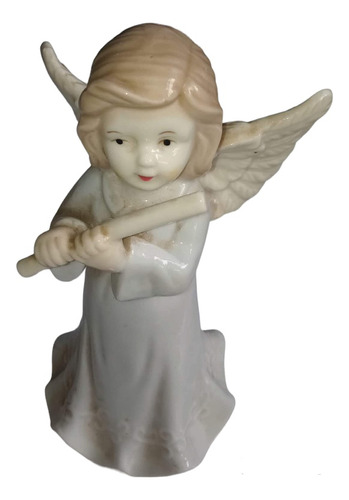 Estatua Adorno De Niña Angel, Hermoso.mide 20 Cm De A