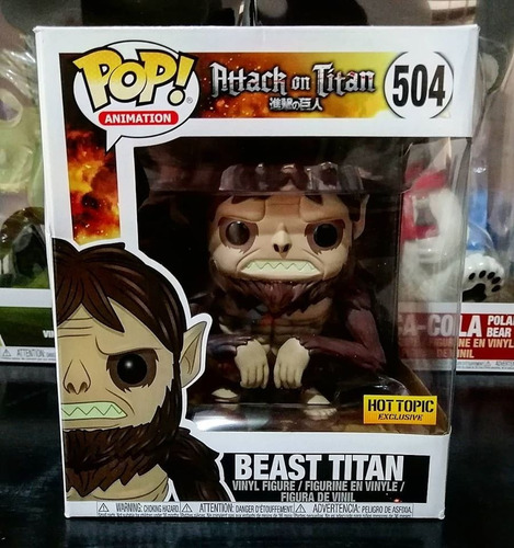 Funko Pop - Shingeki No Kyojin Titan Bestia (504) Exclusivo