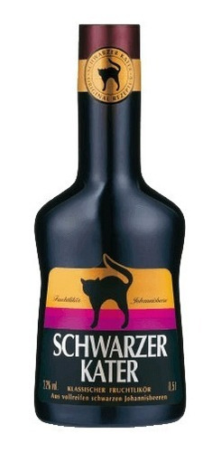 Licor Aleman Premium Schwarzer Kater Gato Negro