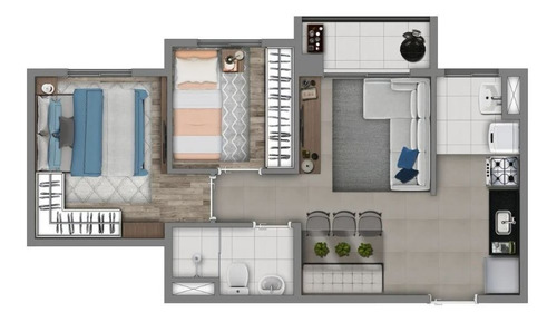 Imagem 17 de 17 de Apartamento À Venda No Bairro Vila Prudente - São Paulo/sp - O-17635-28861