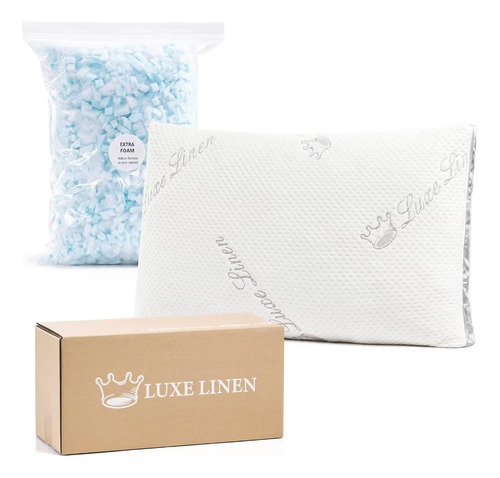 Almohadas King Espuma Viscoelástica Algodón Orgánico Mmg