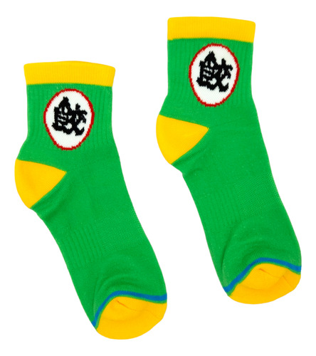 Calcetas Dragon Ball Goku Ten Shin Han Piccolo Calcetas 3 P
