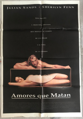 Afiche De Cine Amores Que Matan Julian Sands