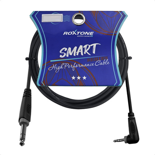 Cable Audio Y Sonido Plug Estereo A Miniplug Estereo 90° 2m