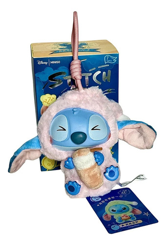 Peluche Stitch Caja Sorpresa Colección Disney Miniso Labubu Sorpresa