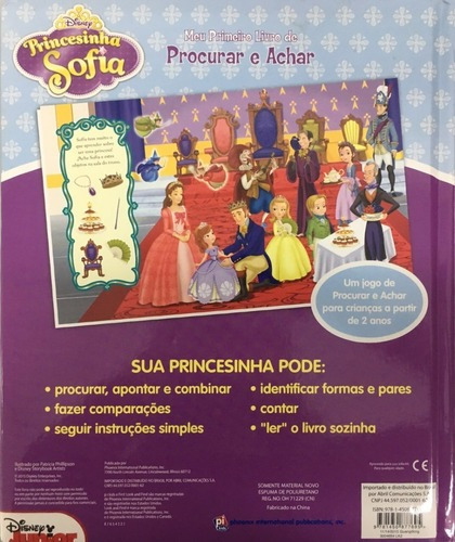 Meu Primeiro Livro De Procurar E Achar: Princesinha Sofia