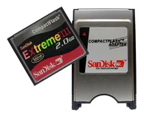 Comprar Cartão De Memória Compact Flash 2gb + Adaptador Cf X Pcmcia