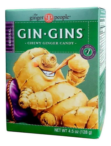 Dulce Masticable Chewy De Jengibre Gin Gins 128g Se