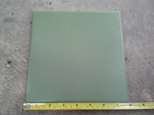 Baldosa De Cerámica Verde Claro De 20cm X 20cm