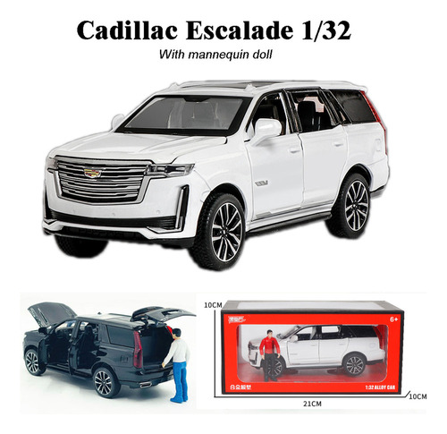 Cadillac Escalade Miniatura Metal Coche Colección De Regalos