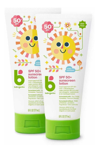 Protector Solar Mineral 50 Bebé Babyganics 1 Pz