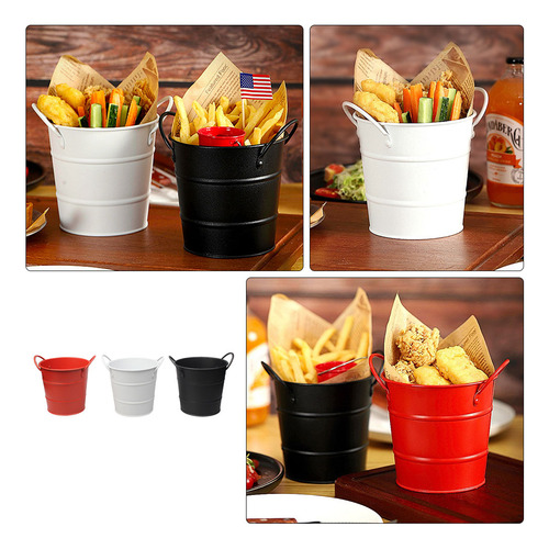 Cubo De Almacenamiento De Pollo Frito, Cubo Para Comida, 3 U
