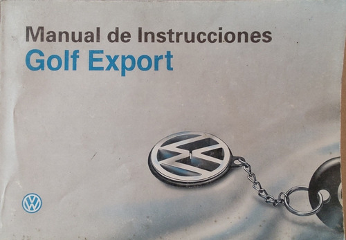 Manual Del Propietario Wolkswagen Golf Export 1986 (aa173