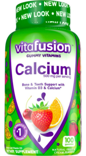 Vitafusion Calcium Con Vitamina D3 100 Gomitas