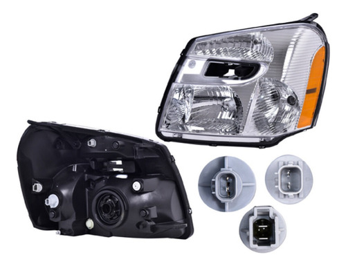 Faro Izq O Der Chevrolet Equinox 05 Al 09 Depo