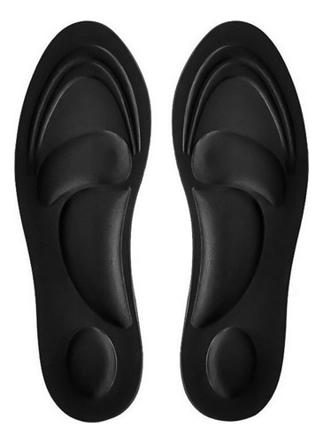 Plantillas Ortopedicas Espuma Viscoelastica Recortable F Y M Masculina Negro