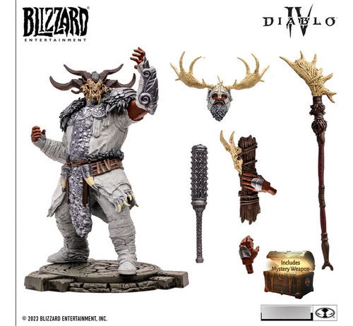 Figura Mcfarlane Diablo Iv 167200 Lightning Storm Druid 16cm