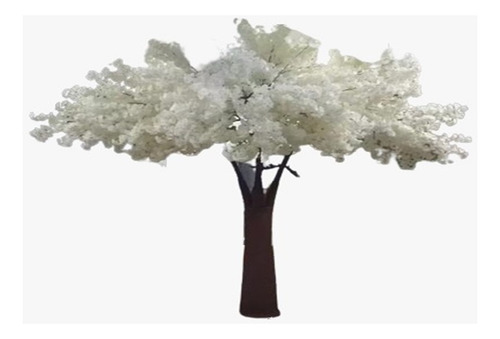 Árvore Artificial Grande Cerejeira Branca Decoração Com 3m