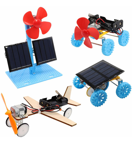 Kits Stem 4 En 1 De Energa Solar Y Motor Elctrico, Proyectos