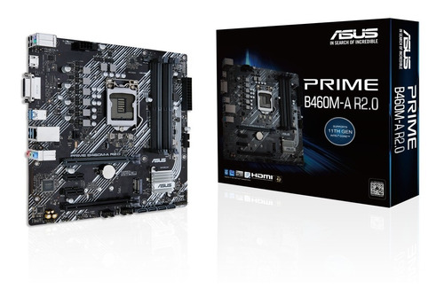 Imagen 1 de 9 de Motherboard B460m-a R2.0 Asus Prime Intel S1200