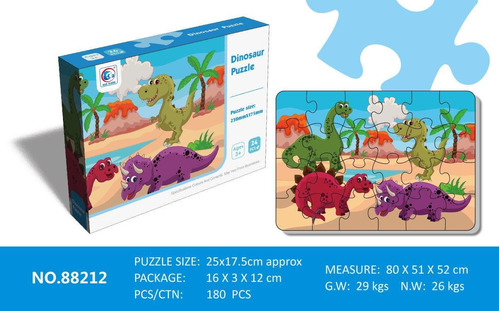 Puzzle 24 Pcs Dinos