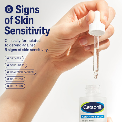 Sérum Hidratante Cetaphil Ceramide 30 Ml Para Pieles Sensibl