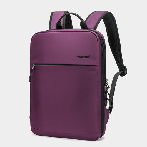 Mochila Tigernu Ejecutiva Para Notebook Morado T-b9013