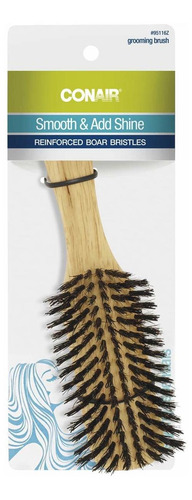 Cepillo Conair Wood Flair Con Cerdas Mixtas De Jabalí (paque