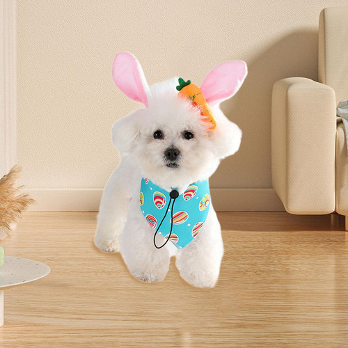 Dp Pañuelo For Perros, Bufanda For Perros Pequeños M Azul