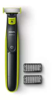 Máquina afeitadora Philips OneBlade QP2521 verde lima y gris marengo 100V/240V