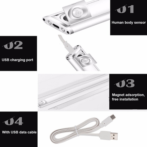 A Led Con Sensor De Presencia For Alacena, Mueble