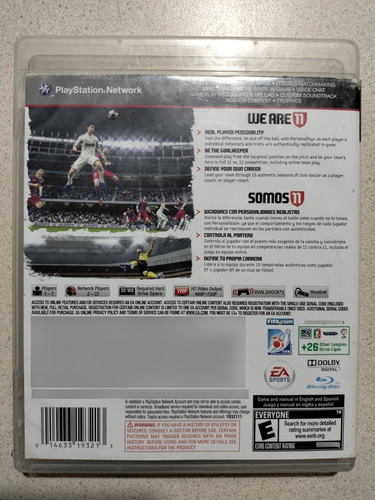 Fifa Soccer 11 Ps3 (Usado)