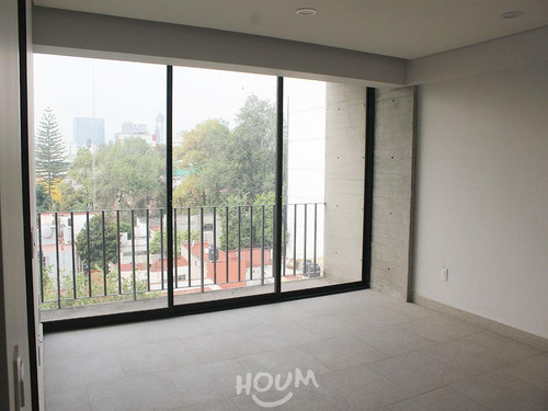 Departamento En Insurgentes Mixcoac, Benito Juárez Con 1 Habitaciones