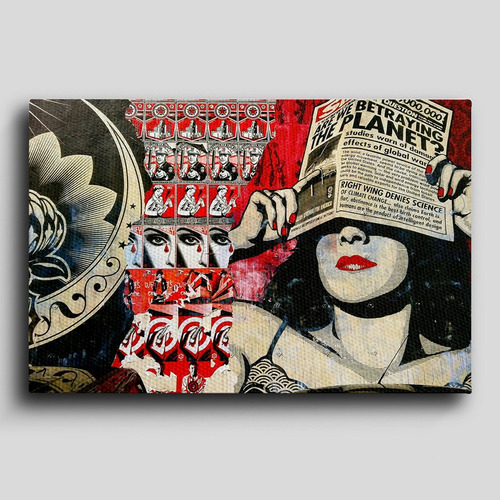 Cuadro Decorativo En Acrilico 40x60cm Poster Grafiti