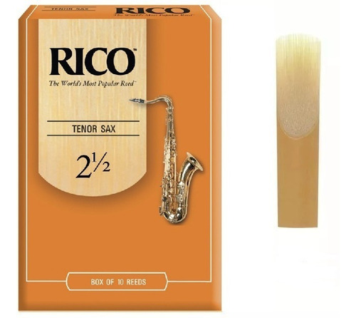 Caña Rico Para Saxo Tenor N° 2, 2.5, 3, 3.5 Precio X Unidad