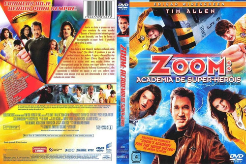 Dvd Lacrado Zoom Academia De Super Herois Com Tim Allen