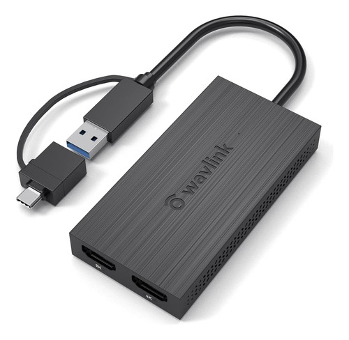 Adaptador Dual Hdmi Hembra A Usb + Adaptador Usb C