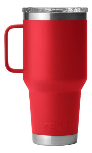Vaso Térmico Travel Mug 30 Oz, Tapa Stronghold - Rescue Red Liso
