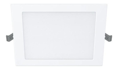 Painel Plafon De Embutir Quadrado Led 6w 3000k Philips