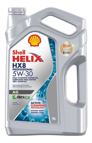 Aceite 5w30 Doble Sello Shell Helix Hx8 4 Lts