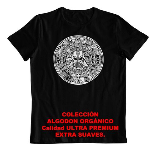 Polera - Dtf - Algodon Organico -  Star Wars Calendario Maya