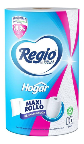 Regio Toallas De Cocina Hogar Maxi Rollo 1 Pieza