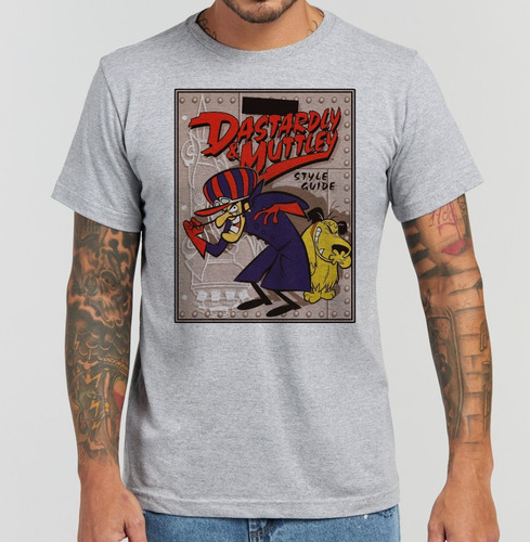 Camiseta Camisa Dick Vigarista Muttley Desenho Anime Filme 1