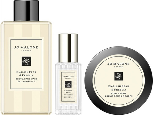 Kit Travel Collection Jo Malone London English Pear And Freesia 9ml Com Body Creme 50ml E Body And Hand Wash 100ml Com Necessaire