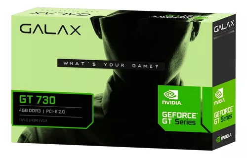 Placa De Vídeo Galax Geforce Gt 730 4gb Ddr3 64bits