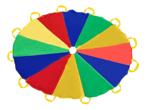 Juega En Paracaídas Rainbow Parachute Ligero, Plegable, Con
