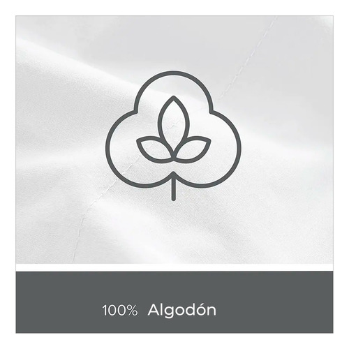 Sabana 100% Algodón, 200 Hilos King Size, 4 Piezas. Percale