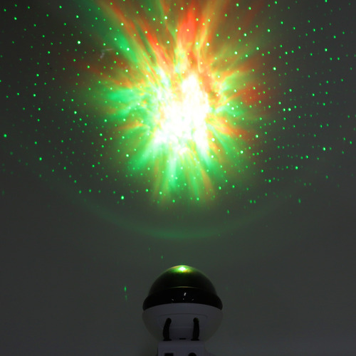 Proyector Nocturno Star Led Usb Rgb Con Proyección Ambiental