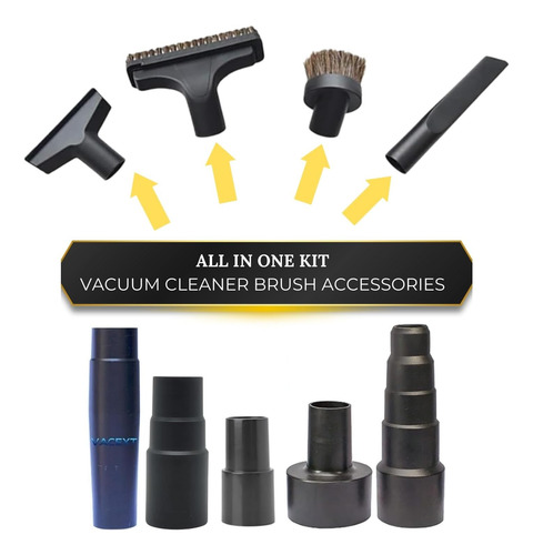 Accesorios De Cepillos De Vacío Con Un Kit De Adaptador De &